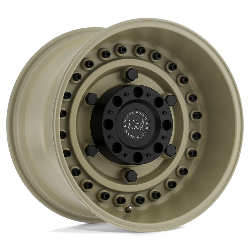 Black Rhino - ARMORY - Desert Sand - DESERT SAND - 20" x 12", -44 Offset, 8x165.1 (Bolt Pattern), 122.4mm HUB