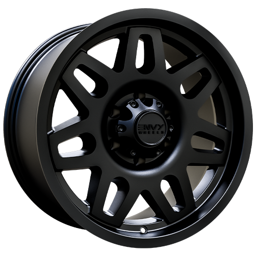 Envy Wheels - ET-2 - Black - SATIN BLACK - 18" x 9", 18 Offset, 6x135 (Bolt Pattern), 87.1mm HUB