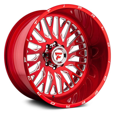 Fittipaldi Offroad - FTF07 - Red Tint - 24" x 14", -76 Offset, 8x170 (Bolt Pattern), 125.2mm HUB