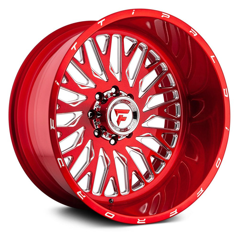 Fittipaldi Offroad - FTF07 - Red Tint - 24" x 14", -76 Offset, 8x170 (Bolt Pattern), 125.2mm HUB
