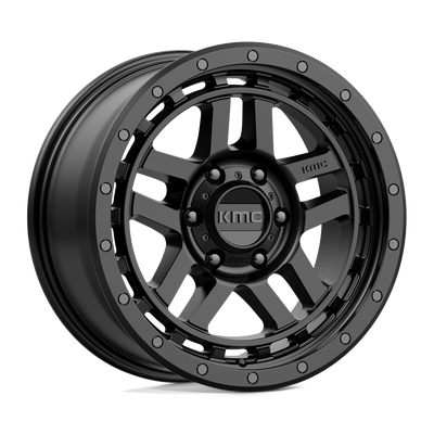 KMC Wheels - KM540 RECON - Black - SATIN BLACK - 18" x 8.5", 18 Offset, 6x135 (Bolt Pattern), 87.1mm HUB