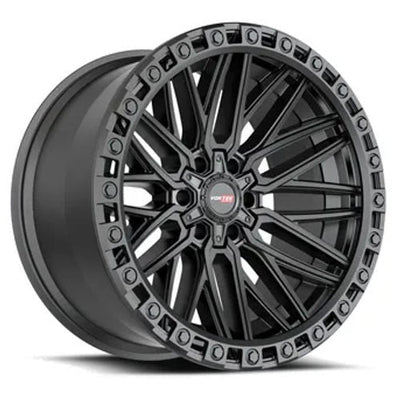 Vortek Offroad - VRT-608 APOLLO - Black - Matte Black - 17" x 9", 0 Offset, 6x135/139.7 (Bolt pattern), 106.1mm HUB
