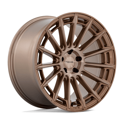 Niche - M275 AMALFI - Bronze - PLATINUM BRONZE - 20" x 9", 25 Offset, 5x112 (Bolt Pattern), 66.6mm HUB