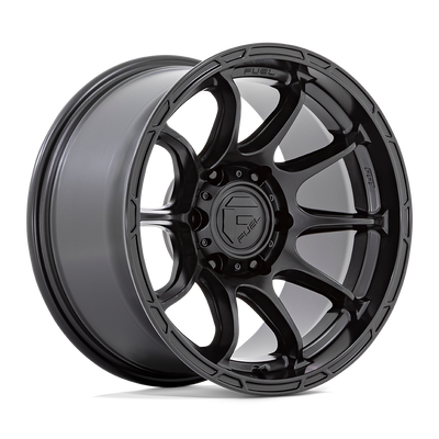 Fuel - D791 VARIANT - Black - MATTE BLACK - 20" x 9", 1 Offset, 5x139.7 (Bolt Pattern), 78.1mm HUB