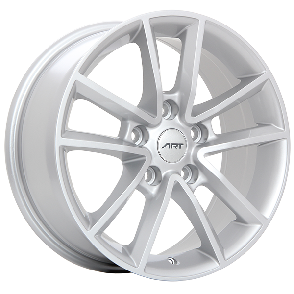 ART - Replica 48 - Silver - Silver - 17" x 7.5", 35 Offset, 5x127 (Bolt Pattern), 71.5mm HUB