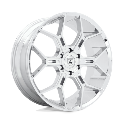 Asanti Black - ABL-38 MONARCH TRUCK - Chrome - CHROME - 22" x 9.5", 20 Offset, 6x120 (Bolt Pattern), 66.9mm HUB