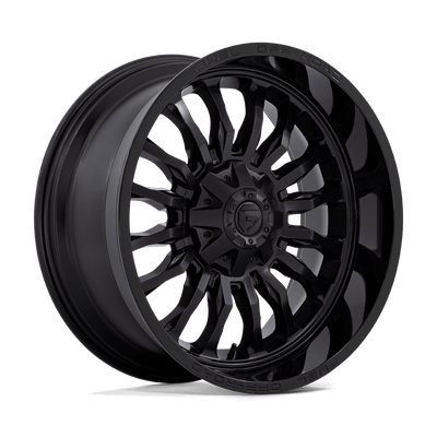Fuel - D796 ARC - Black - MATTE BLACK WITH GLOSS BLACK LIP - 22" x 10", -18 Offset, 6x135/139.7 (Bolt Pattern), 106.1mm HUB