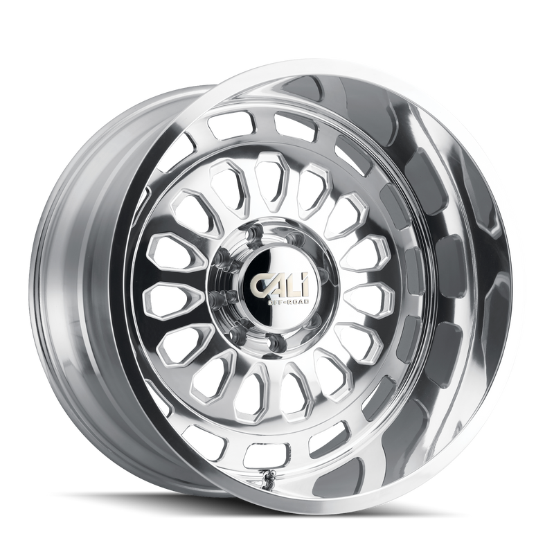 Cali Off-Road - PARADOX - Chrome - POLISHED/MILLED SPOKES - 20" x 10", -25 Offset, 8x170 (Bolt Pattern), 125.2mm HUB