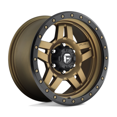 Fuel - D583 ANZA - Bronze - MATTE BRONZE BLACK BEAD RING - 17" x 8.5", 6 Offset, 6x139.7 (Bolt Pattern), 108mm HUB
