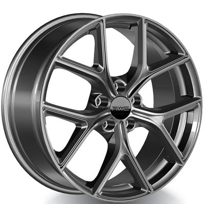 RWC - LX01 - Gunmetal - Satin Gunmetal - 18" x 7.5", 35 Offset, 5x114.3 (Bolt pattern), 60.10mm HUB