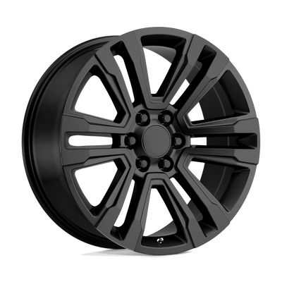 OE Creations - PR182 - Black - SATIN BLACK - 20" x 9", 24 Offset, 6x139.7 (Bolt Pattern), 78.1mm HUB