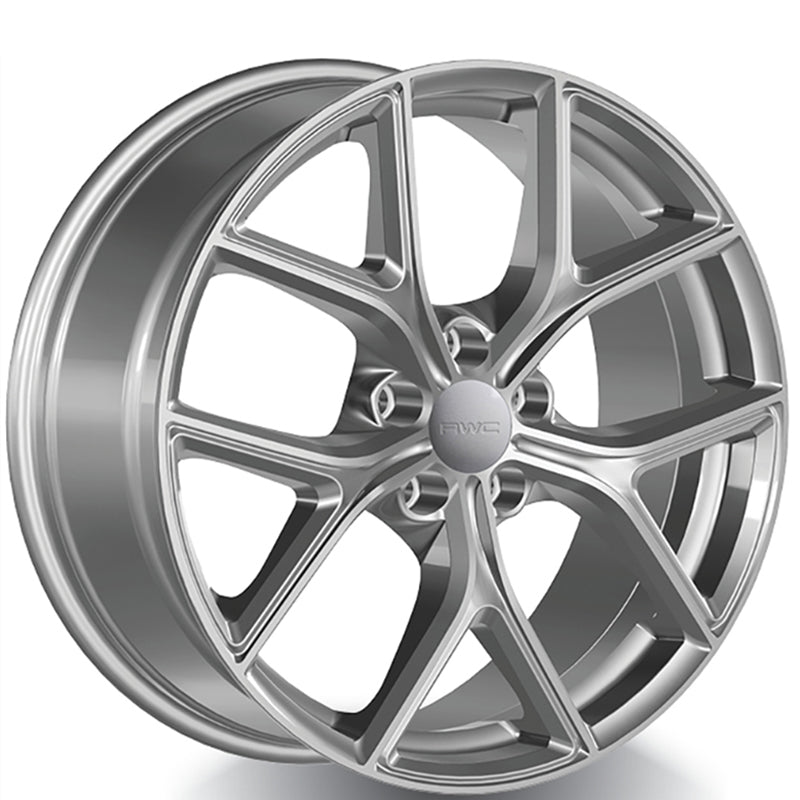 RWC - AC01 / HO01 - Silver - Satin Silver - 19" x 8", 42 Offset, 5x114.3 (Bolt pattern), 64.10mm HUB