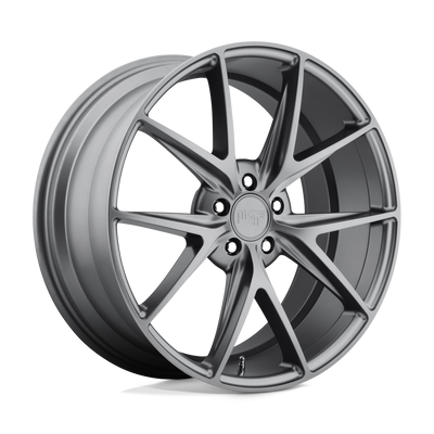 Niche - M116 MISANO - Gunmetal - MATTE GUN METAL - 18" x 8", 42 Offset, 5x112 (Bolt Pattern), 66.6mm HUB