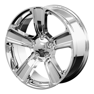 OE Creations - PR155 - Chrome - CHROME - 20" x 9", 18 Offset, 5x139.7 (Bolt Pattern), 77.8mm HUB