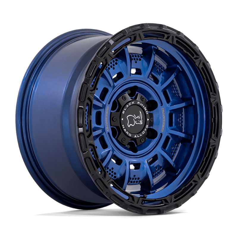 Black Rhino - LEGION - COBALT BLUE WITH BLACK LIP - 17" x 9", -12 Offset, 6x139.7 (Bolt Pattern), 106.1mm HUB