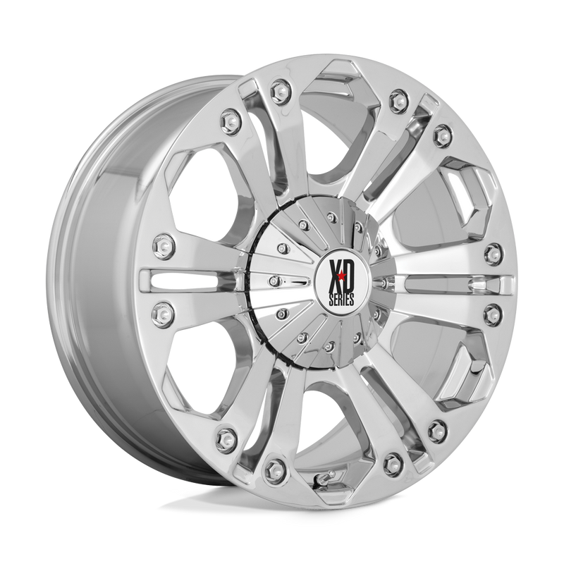 XD Series - XD778 MONSTER - Chrome - Chrome - 20" x 10", -12 Offset, 8x170 (Bolt Pattern), 125.1mm HUB