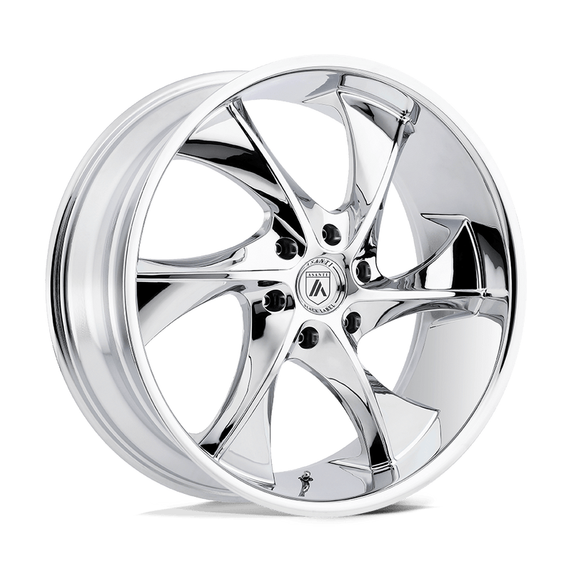 Asanti Black - ABL-17 - Chrome - Chrome - 20" x 8.5", 30 Offset, 6x139.7 (Bolt Pattern), 100.3mm HUB