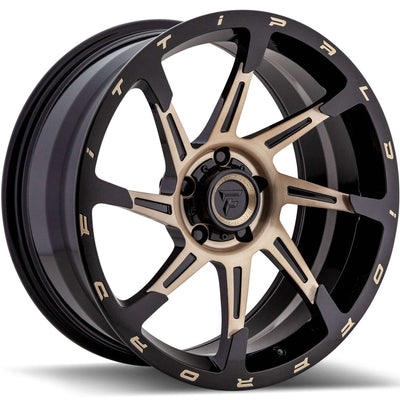 Fittipaldi Offroad - FTF06 - Bronze - Bronze Tint - 20" x 9", 6 Offset, 5x127 (Bolt Pattern), 71.5mm HUB