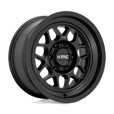 KMC Wheels - KM725 TERRA - Black - SATIN BLACK - 18" x 8.5", 0 Offset, 6x135 (Bolt Pattern), 87.1mm HUB