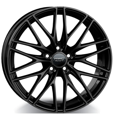 RWC - IF03 - Black - SATIN BLACK - 19" x 8", 33 Offset, 5x114.3 (Bolt Pattern), 66.1mm HUB