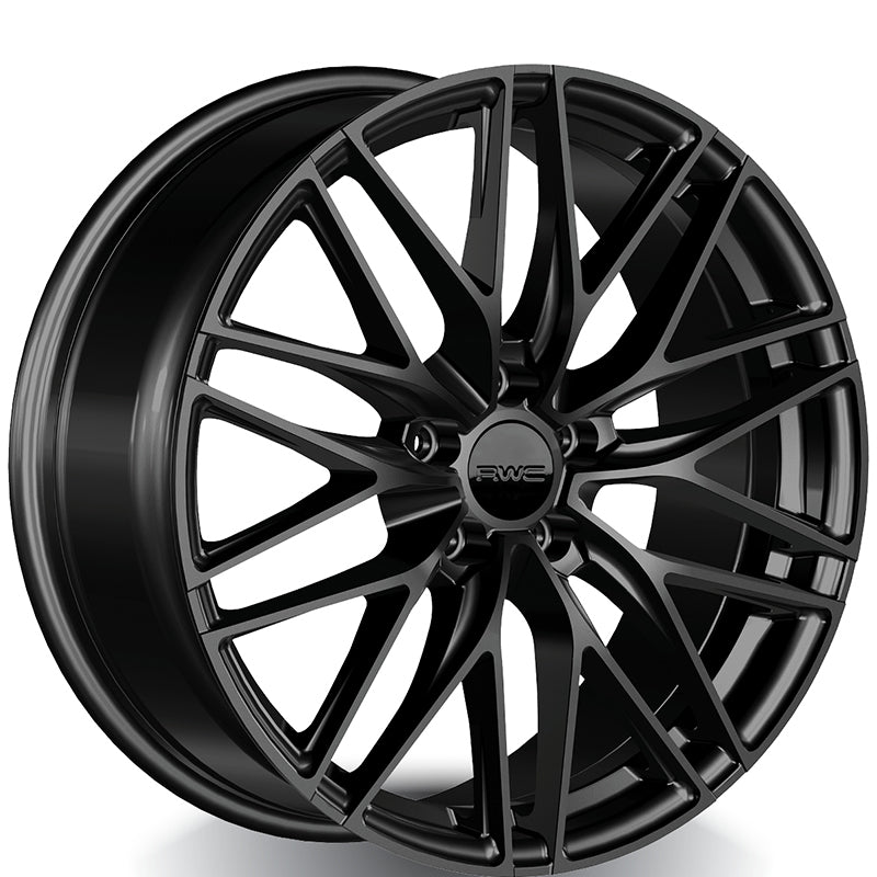 RWC - BM03 / MN03 - Black - Satin Black - 18" x 8", 48 Offset, 5x112 (Bolt pattern), 66.60mm HUB