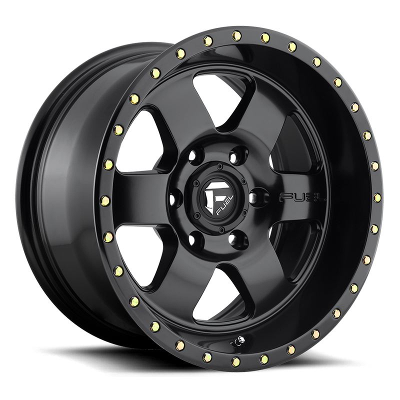 Fuel UTV - D618 PODIUM - Gunmetal - MATTE BLACK - 15" x 7", 13 Offset, 4x156 (Bolt Pattern), 132mm HUB