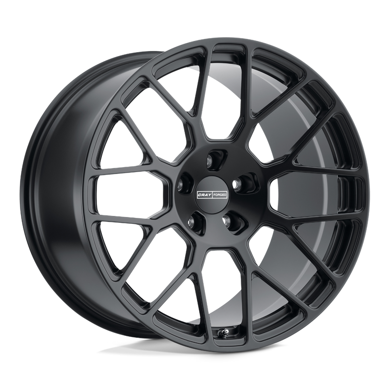 Cray Wheels - VENOM - Black - Matte Black - 20" x 11", 76 Offset, 5x120.65 (Bolt Pattern), 70.3mm HUB