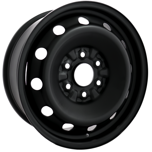 Envy Wheels - NX4 STEEL WHEEL - Black - FLAT BLACK - 17" x 7", 50 Offset, 6x132 (Bolt Pattern), 74.5mm HUB