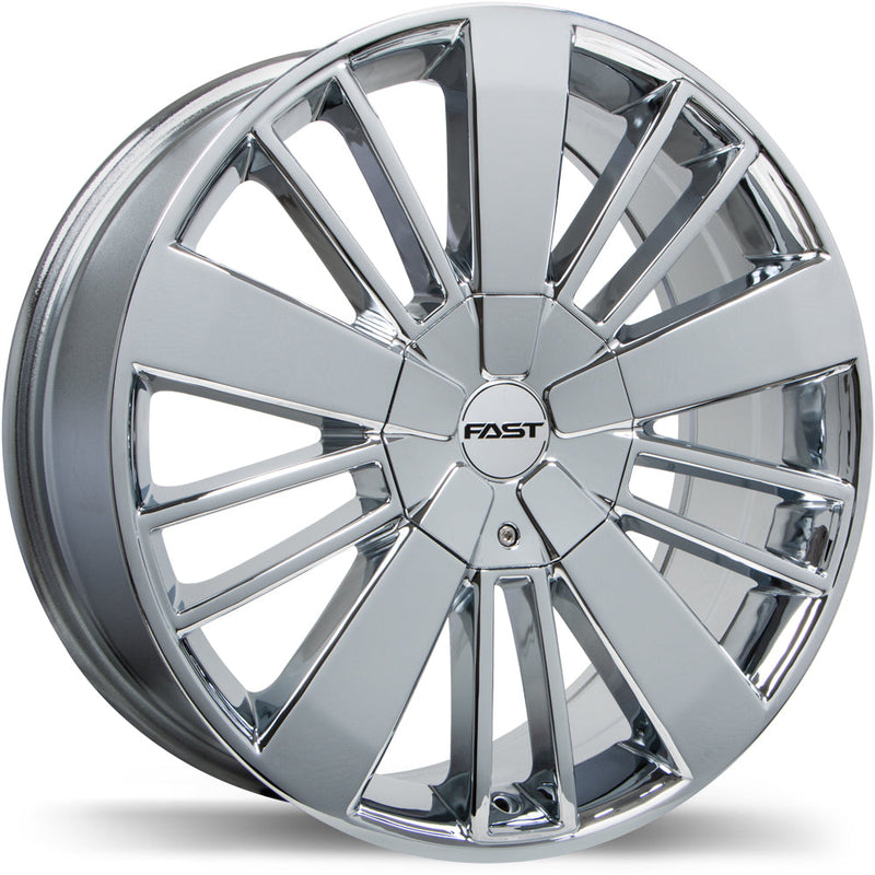 Fast Wheels - Entourage - Chrome - Chrome - 18" x 8", 40 Offset, 6x120/132 (Bolt Pattern), 78.1mm HUB