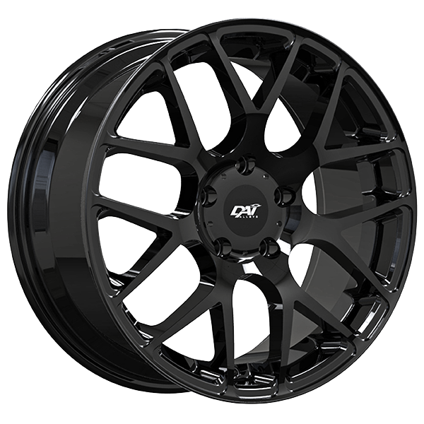 Dai Alloys - MORETTI - Black - Gloss Black - 18" x 8", 21 Offset, 5x112 (Bolt Pattern), 66.5mm HUB