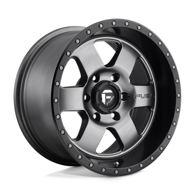 Fuel - D619 PODIUM - Gunmetal - MATTE GUN METAL BLACK BEAD RING - 20" x 9", 19 Offset, 6x139.7 (Bolt Pattern), 106.1mm HUB