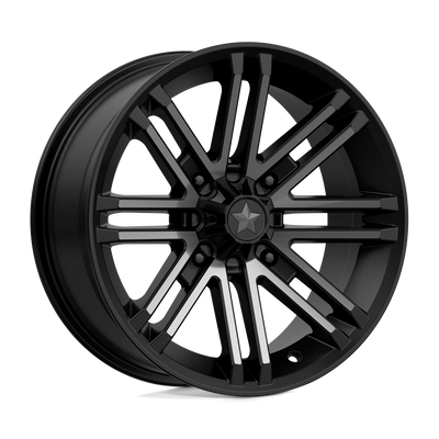 MSA Offroad Wheels - M40 ROGUE - Black - SATIN BLACK TITANIUM TINT - 16" x 7", 10 Offset, 4x137 (Bolt Pattern), 112.1mm HUB