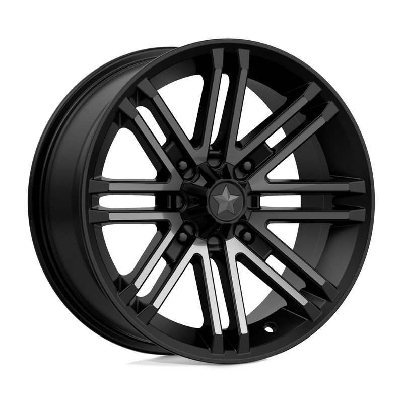 MSA Offroad Wheels - M40 ROGUE - Black - SATIN BLACK TITANIUM TINT - 16" x 7", 10 Offset, 4x137 (Bolt Pattern), 112.1mm HUB