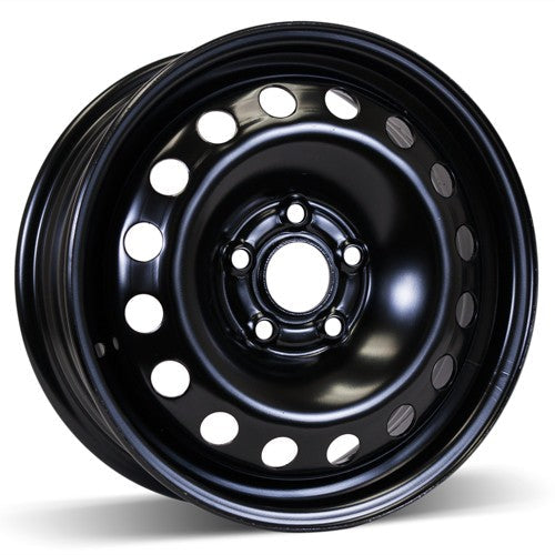 RSSW - Steel - Black - Black - 15" x 6", 36 Offset, 5x105 (Bolt Pattern), 56.6mm HUB