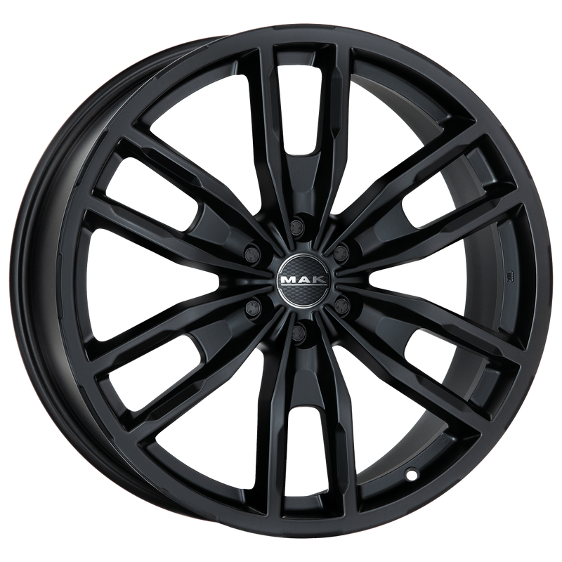 Mak Wheels - PEAK - Black - MATTE BLACK - 18" x 8.5", 55 Offset, 6x139.7 (Bolt Pattern), 93.1mm HUB