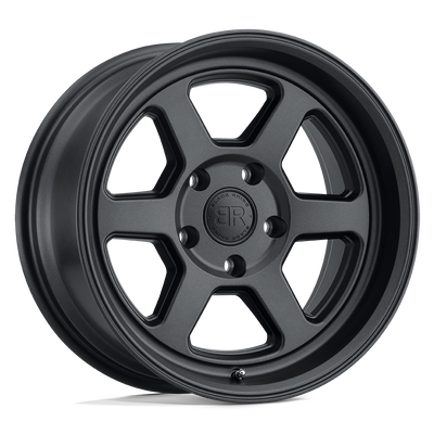 Black Rhino - RUMBLE - Black - Gun Black - 15" x 7", 15 Offset, 5x114.3 (Bolt Pattern), 76.1mm HUB