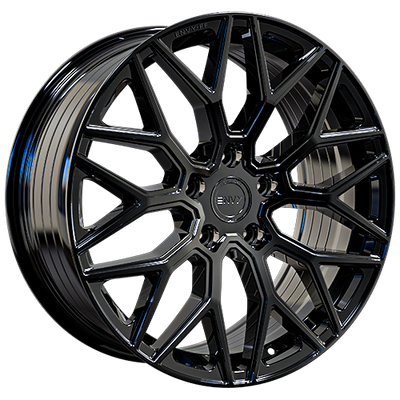 Envy Wheels - FF2GB - Black - GLOSS BLACK - 20" x 9", 34 Offset, 5x127 (Bolt Pattern), 71.5mm HUB