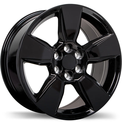 Replika - R212 - Black - Gloss Black - 18" x 8.5", 33 Offset, 6x120 (Bolt Pattern), 67.1mm HUB