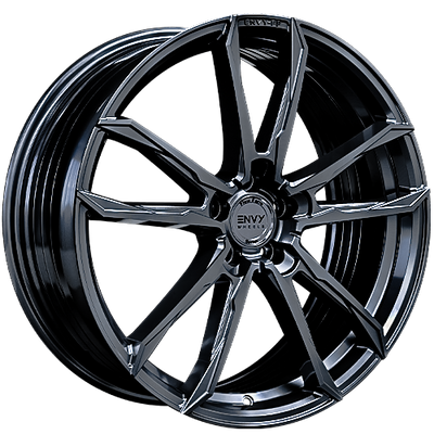 Envy Wheels - FF1LM - Gunmetal - LIQUID METAL - 20" x 8.5", 40 Offset, 5x114.3 (Bolt Pattern), 72.6mm HUB