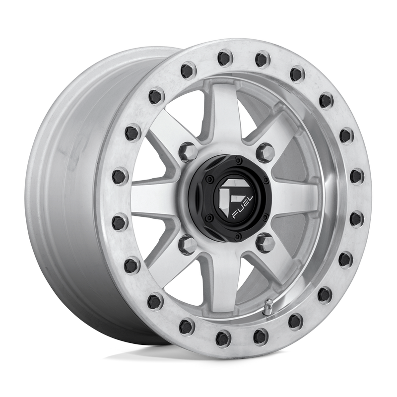 Fuel UTV - D937 MAVERICK BEADLOCK - Silver - RAW MACHINED - 14" x 7", 38 Offset, 4x156 (Bolt Pattern), 132mm HUB