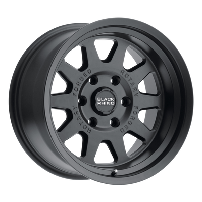 Black Rhino - STADIUM - Gunmetal - MATTE BLACK - 18" x 9.5", -18 Offset, 5x127 (Bolt Pattern), 71.5mm HUB
