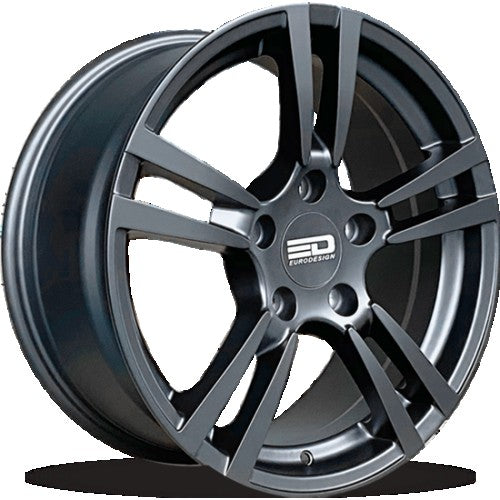 Euro Design - EP3 - Black - Matte Black - 18" x 10", 47 Offset, 5x130 (Bolt Pattern), 71.6mm HUB