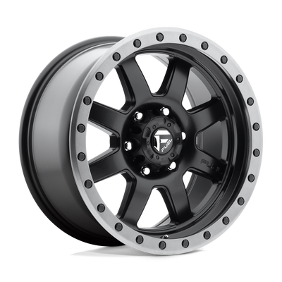 Fuel - D551 TROPHY - Black - MATTE BLACK GUN METAL RING - 20" x 9", 1 Offset, 6x139.7 (Bolt Pattern), 108mm HUB