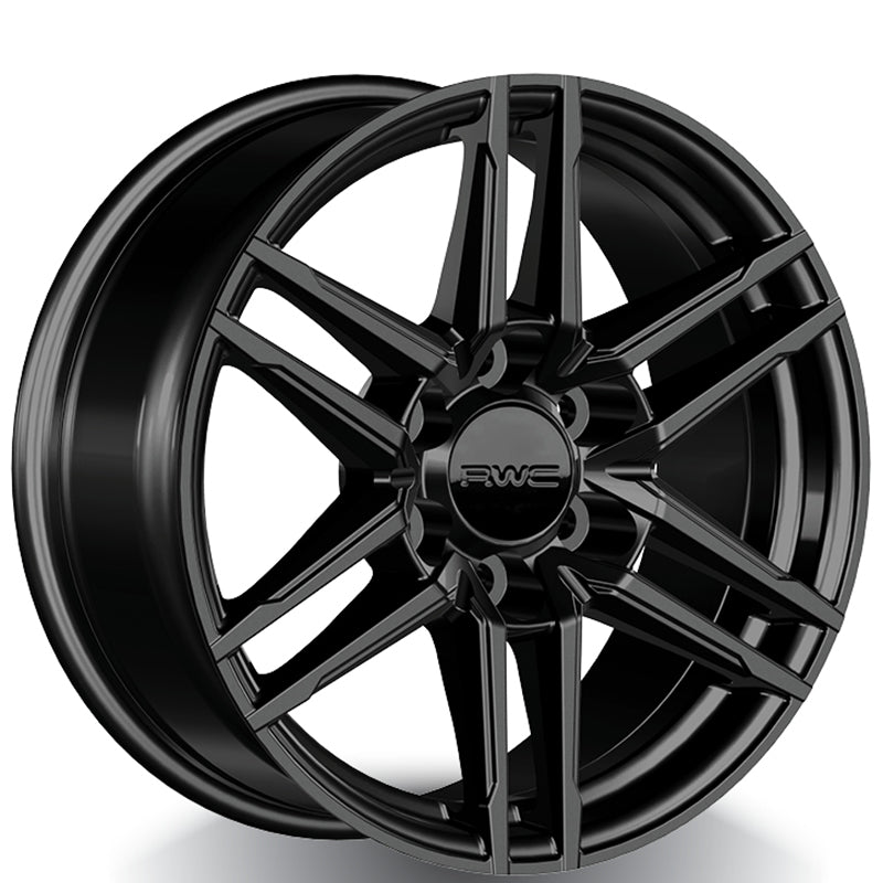 RWC - TO07 / LX07 - Black - Satin Black - 18" x 8", 25 Offset, 6x139.7 (Bolt pattern), 95.10mm HUB
