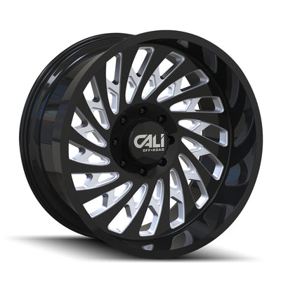 Cali Off-Road - SWITCHBACK - Chrome - POLISHED - 20" x 10", -30 Offset, 6x139.7 (Bolt Pattern), 106mm HUB