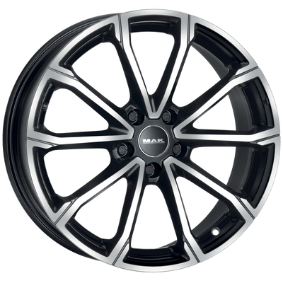 Mak Wheels - DaVinci4 - Black - BLACK MIRROR - 17" x 6.5", 32 Offset, 4x108 (Bolt Pattern), 65.1mm HUB
