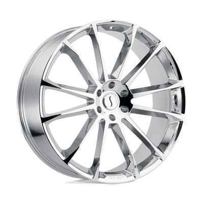 Status Wheels - GOLIATH - Chrome - Chrome - 24" x 9.5", 30 Offset, 6x135 (Bolt Pattern), 87.1mm HUB