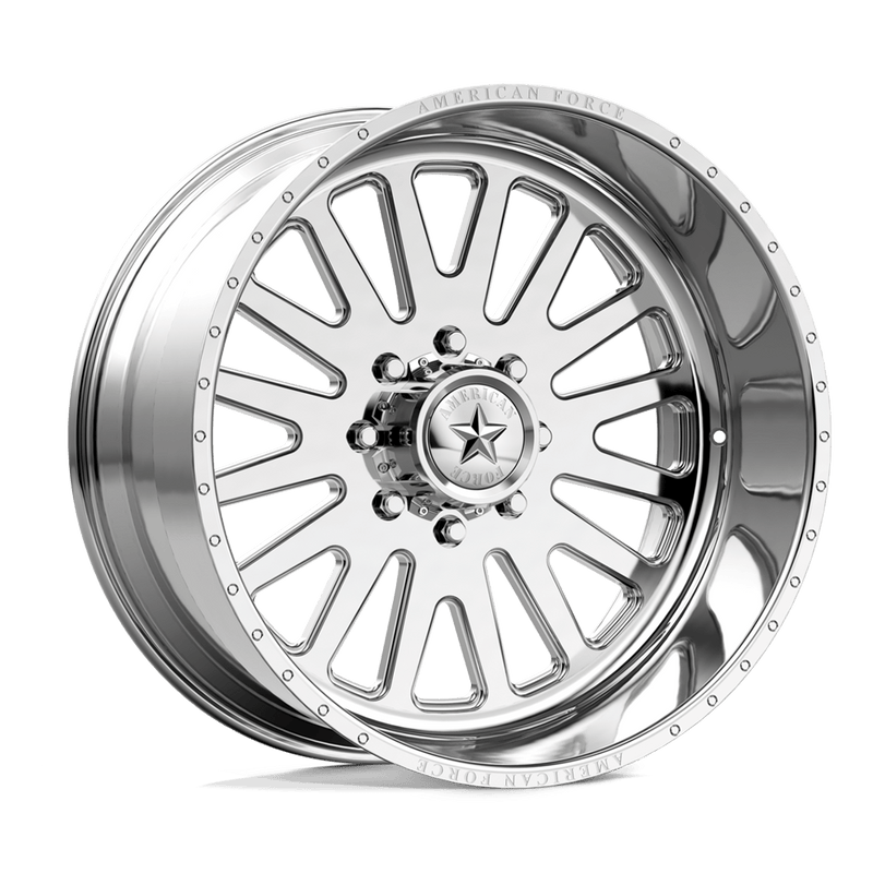 American Force - AFW F20 ATOM SS - Polished - Polished - 22" x 12", -40 Offset, 6x139.7 (Bolt Pattern), 78.1mm HUB