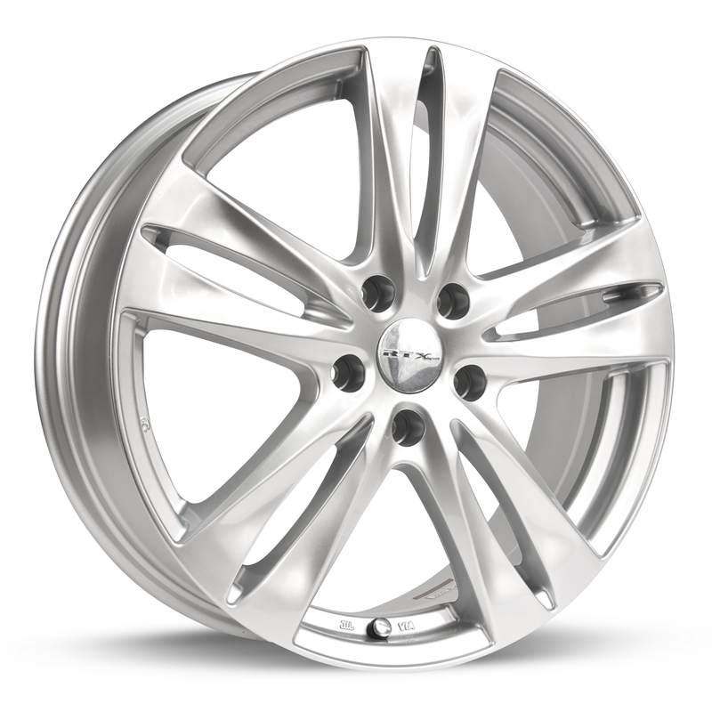 RTX Wheels - Osan - Silver - Silver - 16" x 6.5", 48 Offset, 5x114.3 (Bolt Pattern), 67.1mm HUB