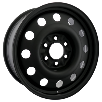 Envy Wheels - NX6 STEEL WHEEL - Black - FLAT BLACK - 18" x 7.5", 44 Offset, 6x135 (Bolt Pattern), 87.1mm HUB